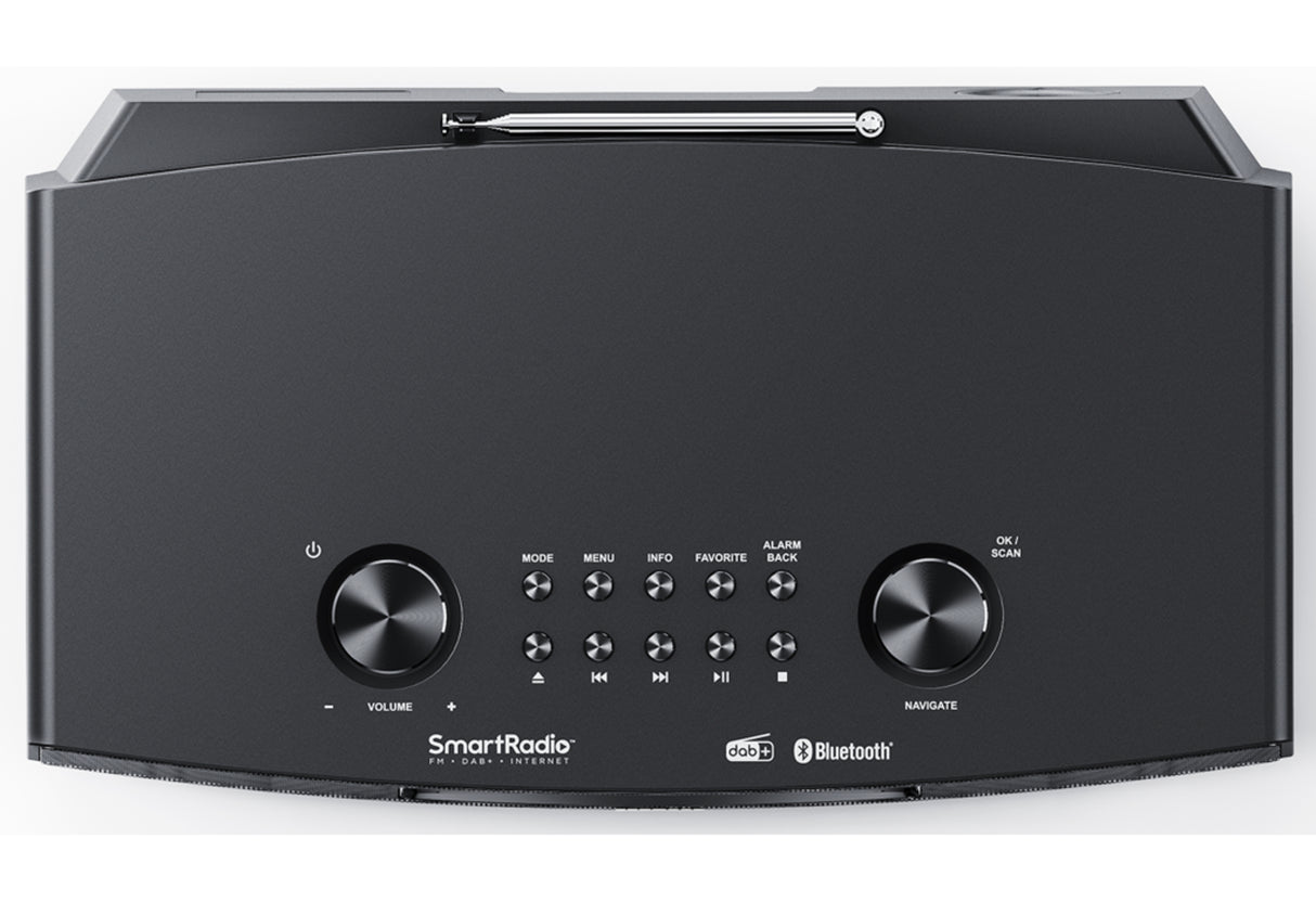 Kenwood CR-ST700SCD-B Internet Radio m. Bluetooth og DAB+ (Sort)