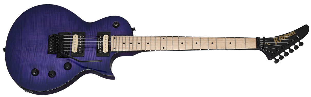 KRamer Assault Plus Reverse Headstock (Transparent Purple Burst)