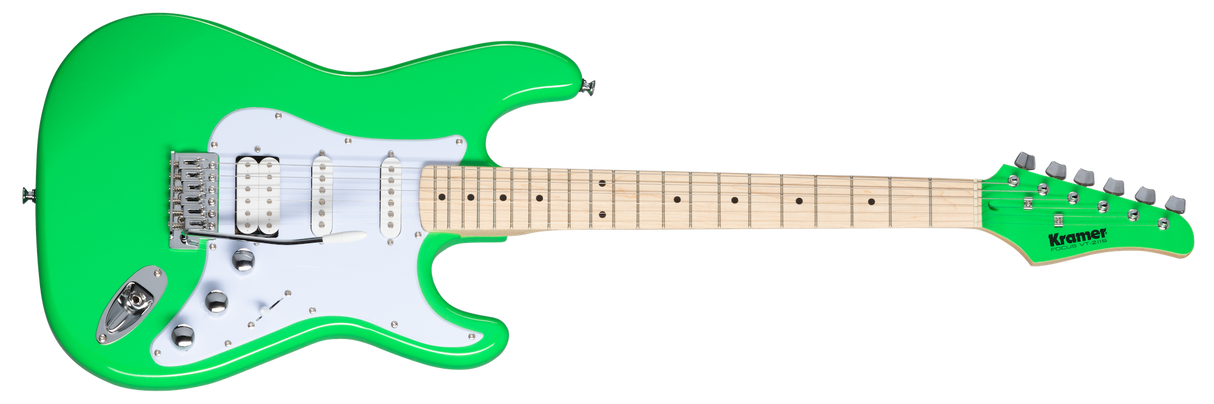 KRamer Focus VT-211S El-guitar (Neon Green)