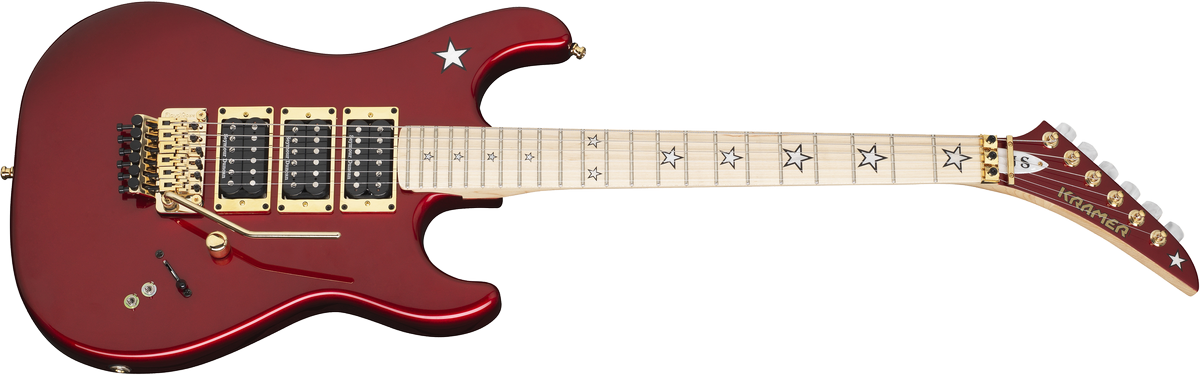KRamer Jersey Star El-guitar (Candy Apple Red)