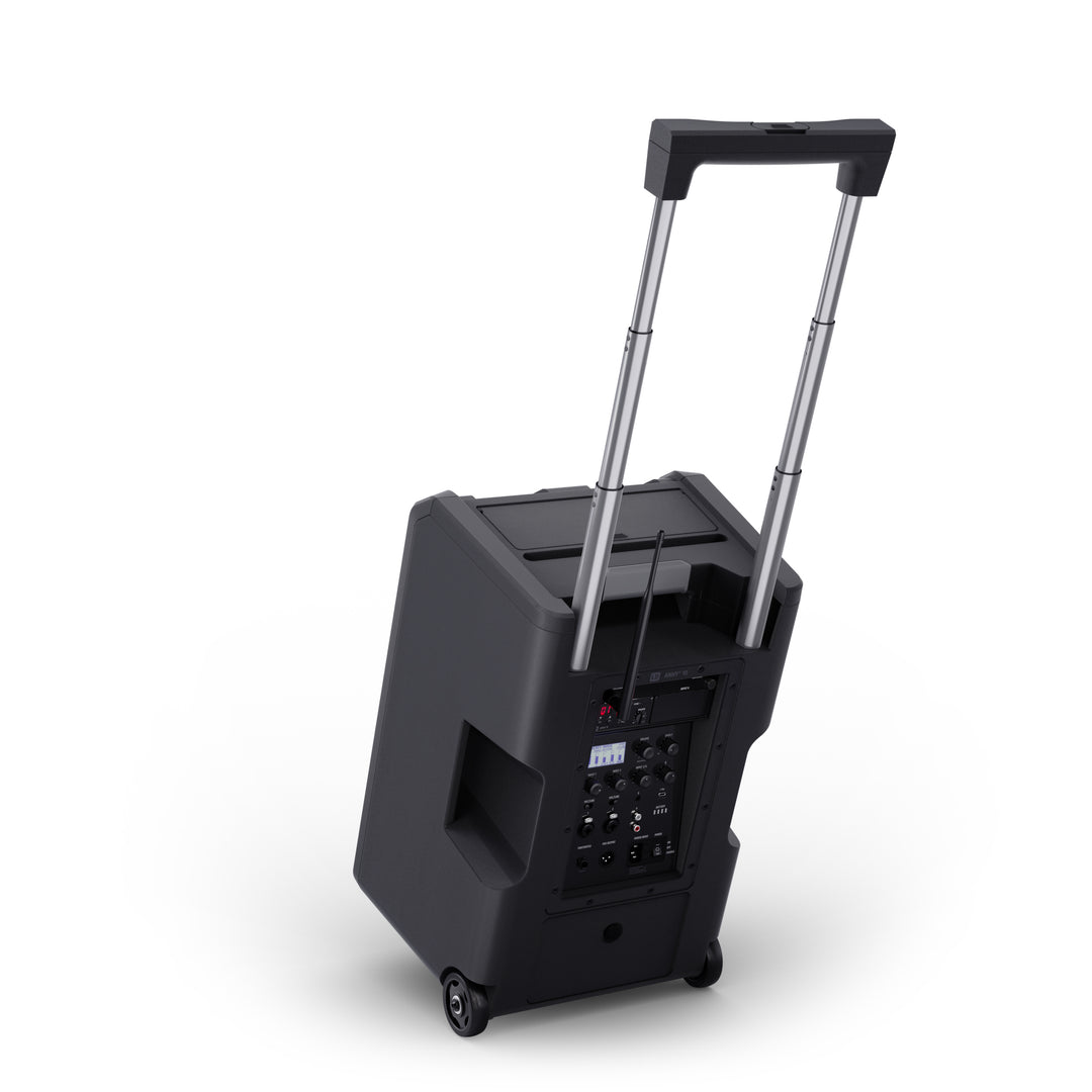LD Systems ANNY® 10 HHD B6 - 10" bærbart batteridrevet Bluetooth® PA-system med mixer og 1x trådløs håndholdt mikrofon