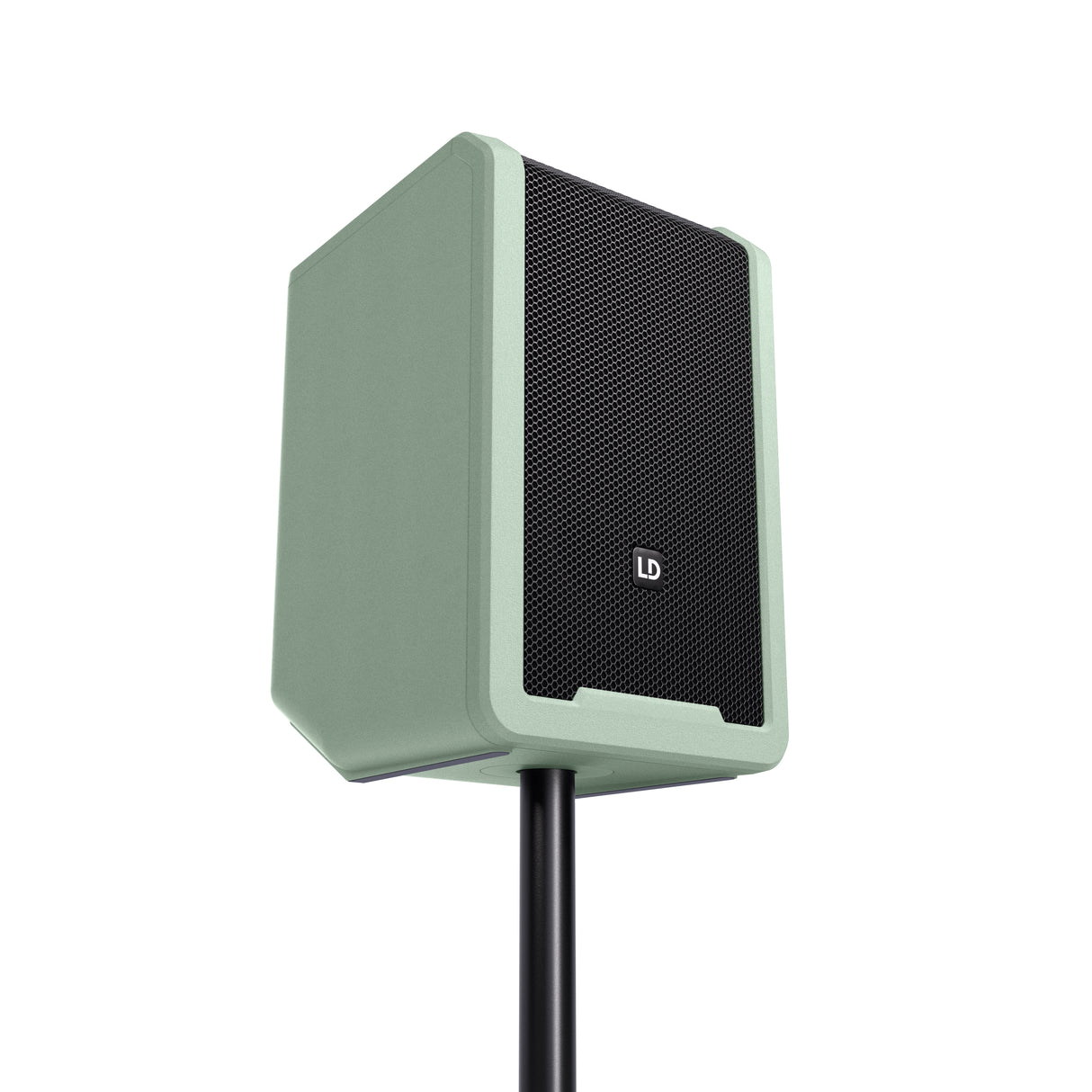 LD Systems ANNY® 8 HHD B6 GN - Bærbar batteridrevet Bluetooth® PA-højttaler med mixer og 1x trådløs håndholdt mikrofon, Adventure Green