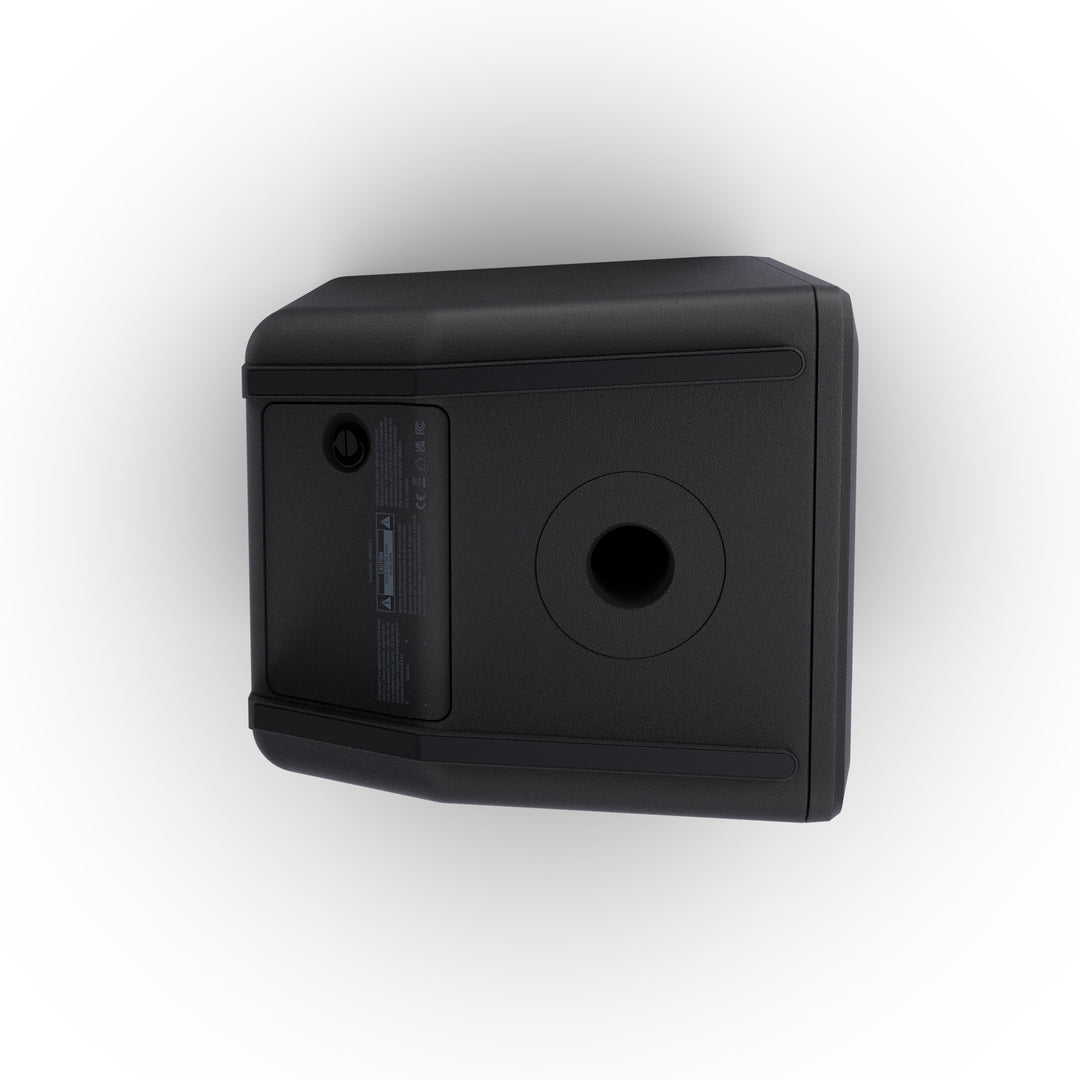 LD Systems ANNY® 8 HHD B8 - Bærbar batteridrevet Bluetooth® PA-højttaler med mixer og 1 x trådløs håndholdt mikrofon, Stage Black