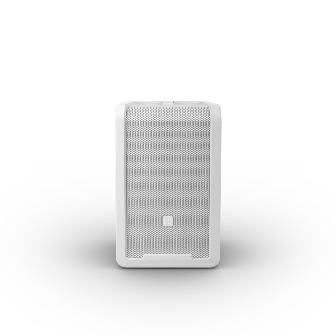 LD Systems ANNY® 8 W - Transportabel batteridrevet Bluetooth® PA-højttaler med mixer, ren hvid
