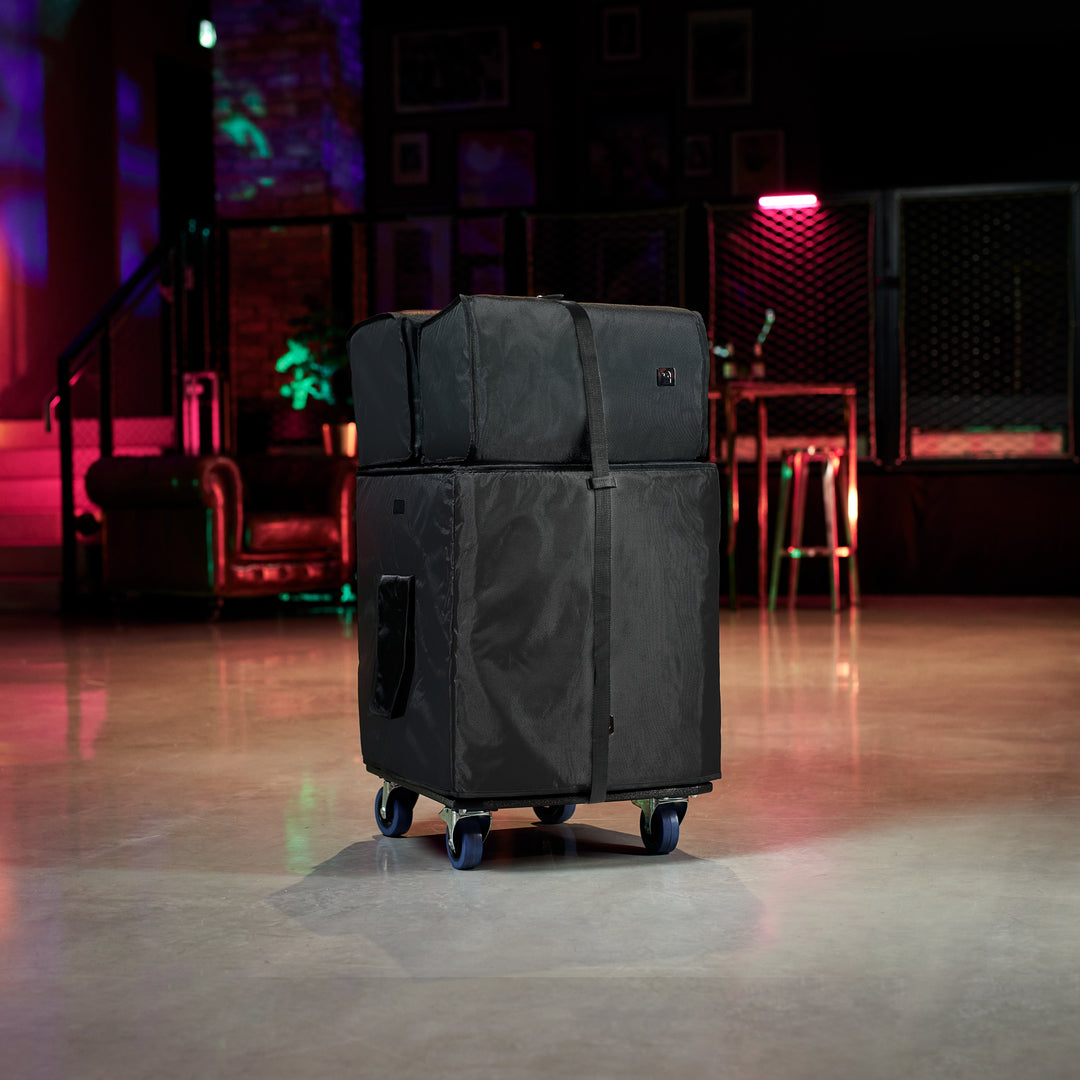LD Systems DAVE 12 G4X BAG SET - Transportsæt med hjulplade og beskyttelsesovertræk til DAVE 12 G4X