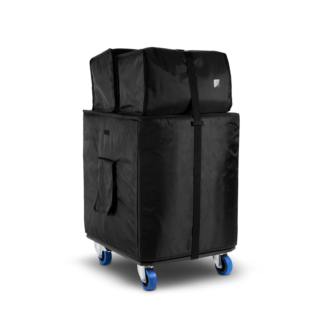LD Systems DAVE 18 G4X BAG SET - Transportsæt med hjulplade og beskyttelsesovertræk til DAVE 18 G4X