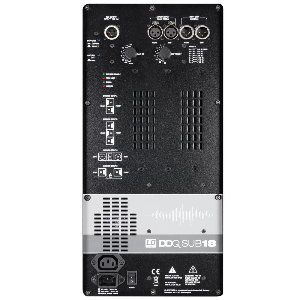 LD Systems DDQ SUB 18 - Aktiv Subwoofer