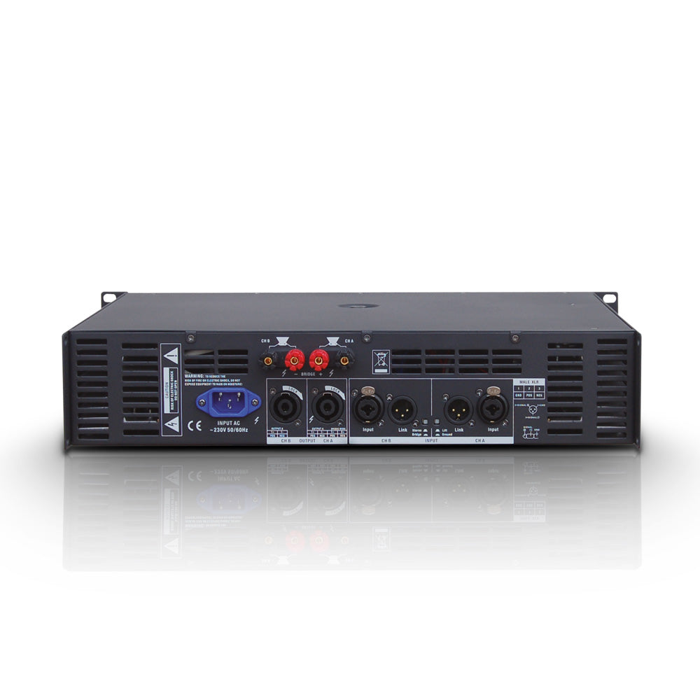 LD Systems DEEP2 1600 - Effektforstærker (2x450W, 8 Ohm)