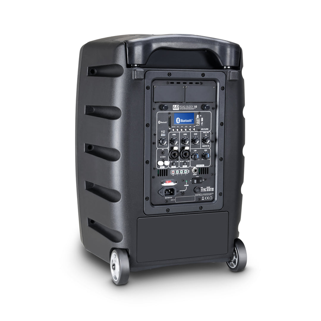LD Systems ROADBUDDY 10 BASIC - Batteridrevet Bluetooth-højttaler med mixer