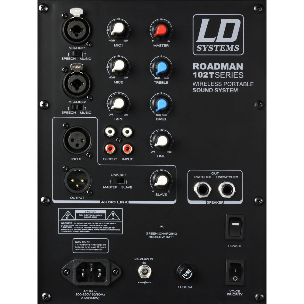 LD Systems Roadman 102 HS B5 - Bærbar PA-højttaler med headset