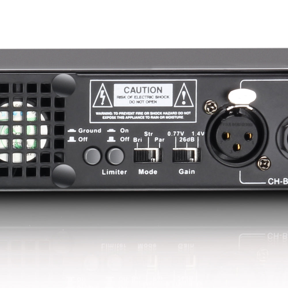 LD Systems XS 700 - Effektforstærker (2x200W, 8 Ohm)