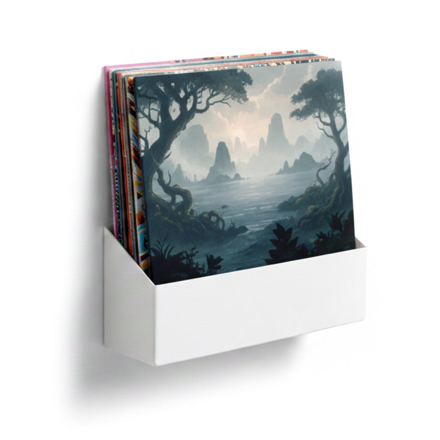 Studio 57 Vinyl Væghylde Small (hvid)