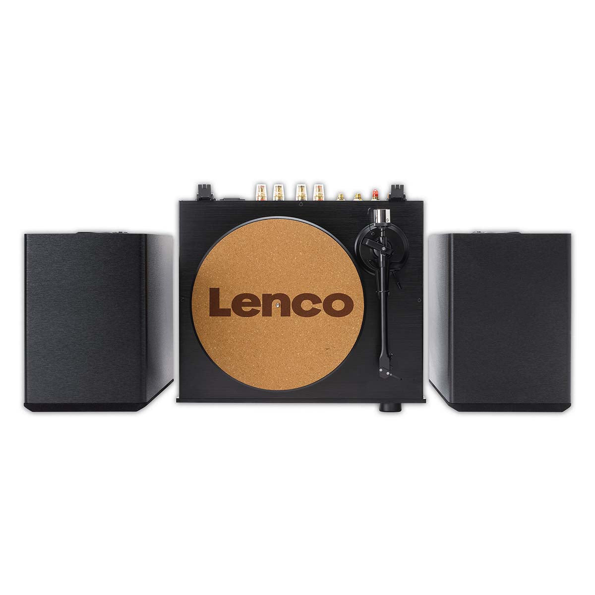 Lenco LS-700 Pladespiller m. Højtalere, sort (2x110W)