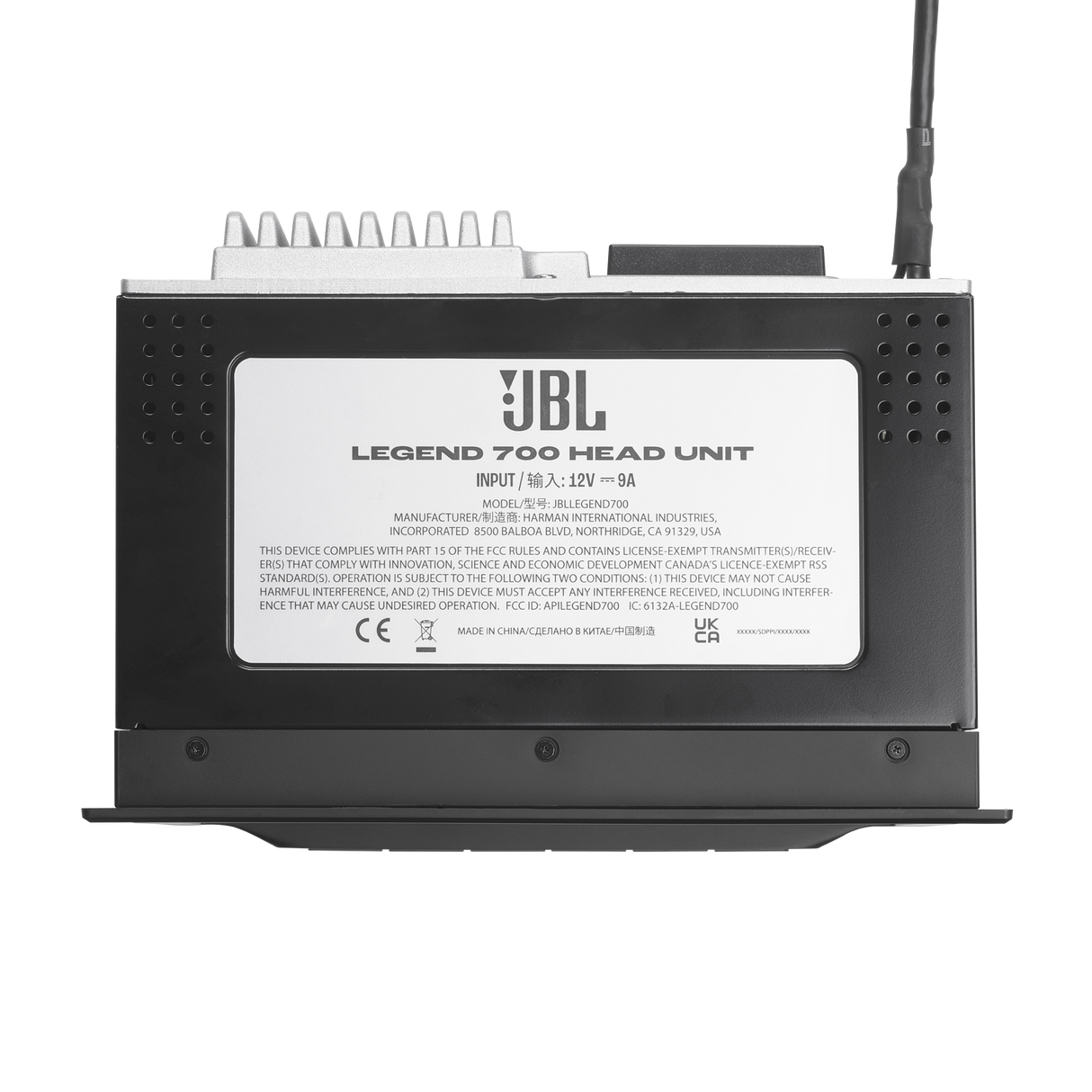 JBL Legend700D , Trådløs Apple CarPlay, DAB radio og Bluetooth