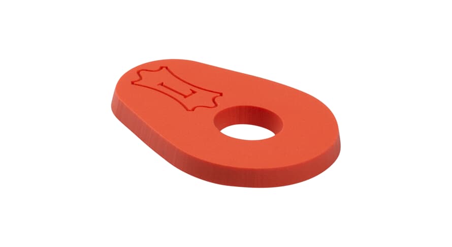 Levys RINGBLOCK strap locks i gummi, orange