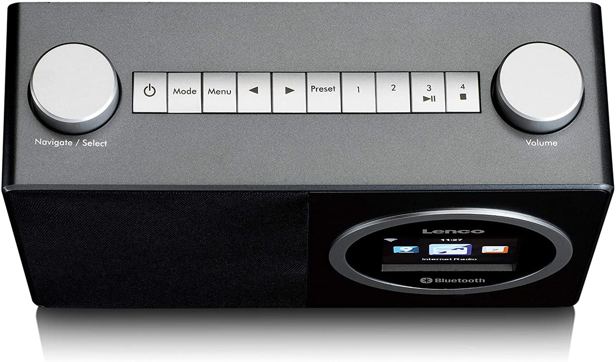 Lenco DIR-70 Internet Radio m. Bluetooth (Sort)
