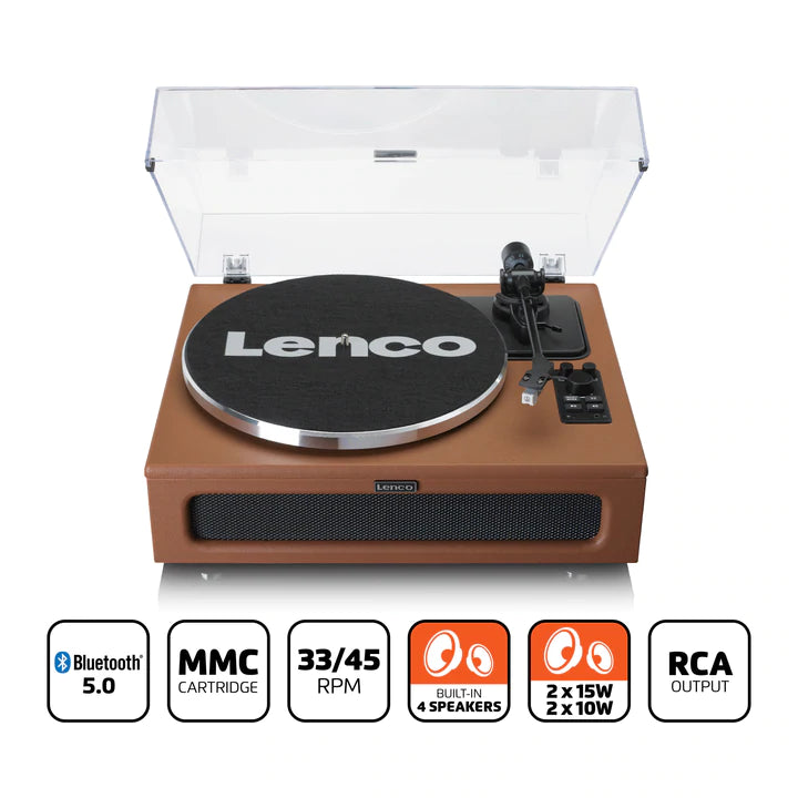 Lenco LS-430 Bluetooh Pladespiller (Brun)