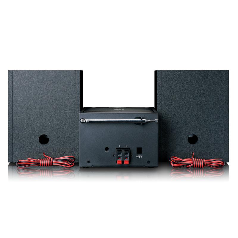 Lenco MC-250 MicroSet Mini Stereo & Internet Radio (Sort/Sølv)