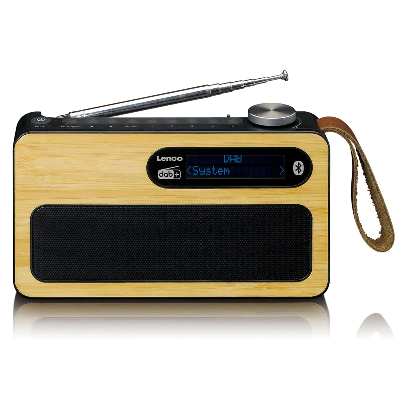 Lenco PDR-040 DAB+ Radio (Bambus/Sort)