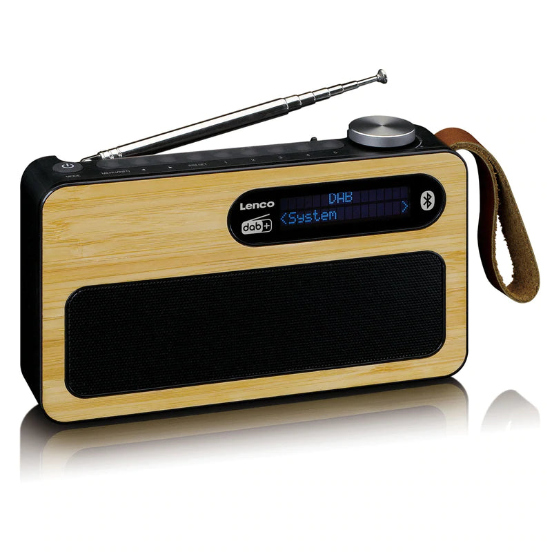 Lenco PDR-040 DAB+ Radio (Bambus/Sort)