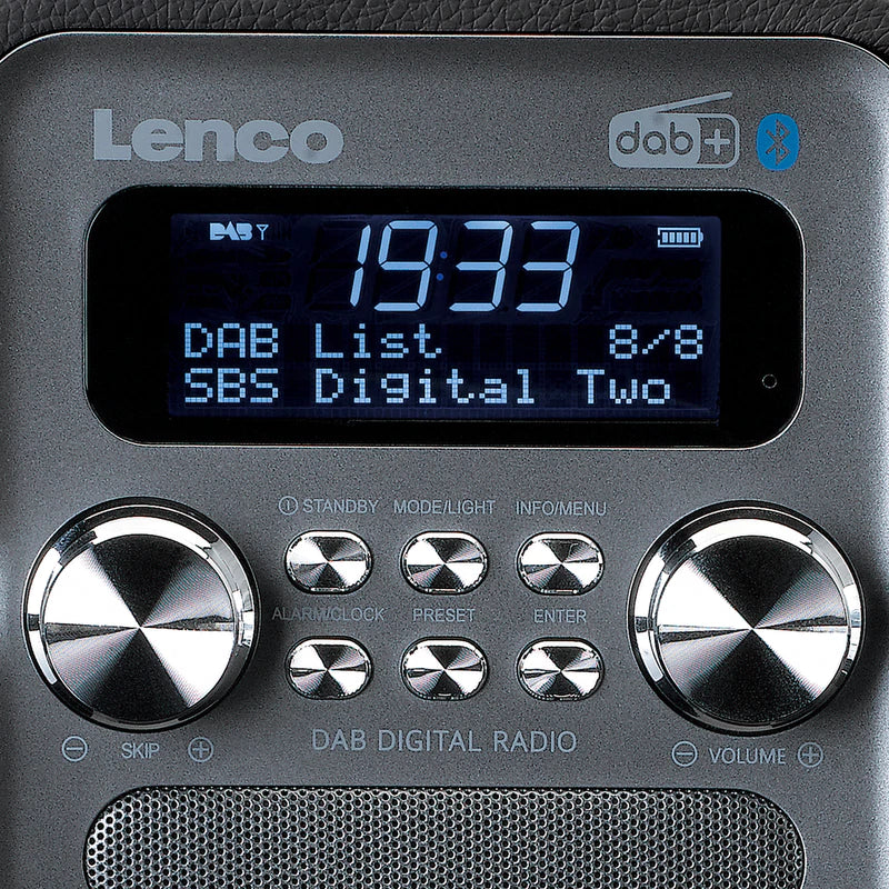 Lenco PDR-051 DAB+ Radio (Sort/Sølv)