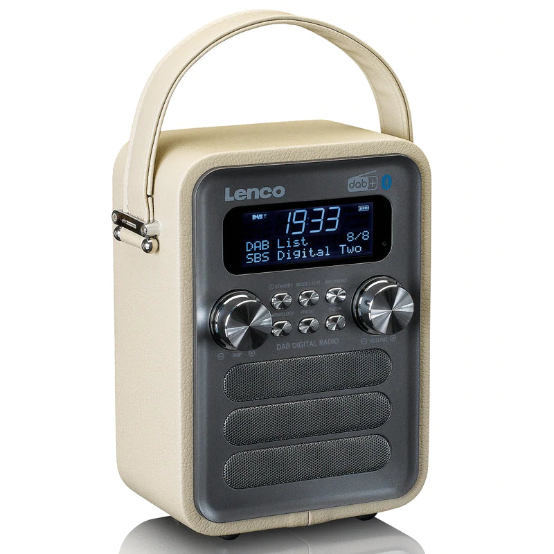 Lenco PDR-051 DAB+ Radio (Taupe/Sølv)