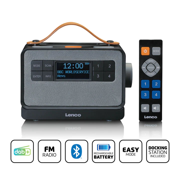 Lenco PDR-065 DAB+ Radio (Sort)