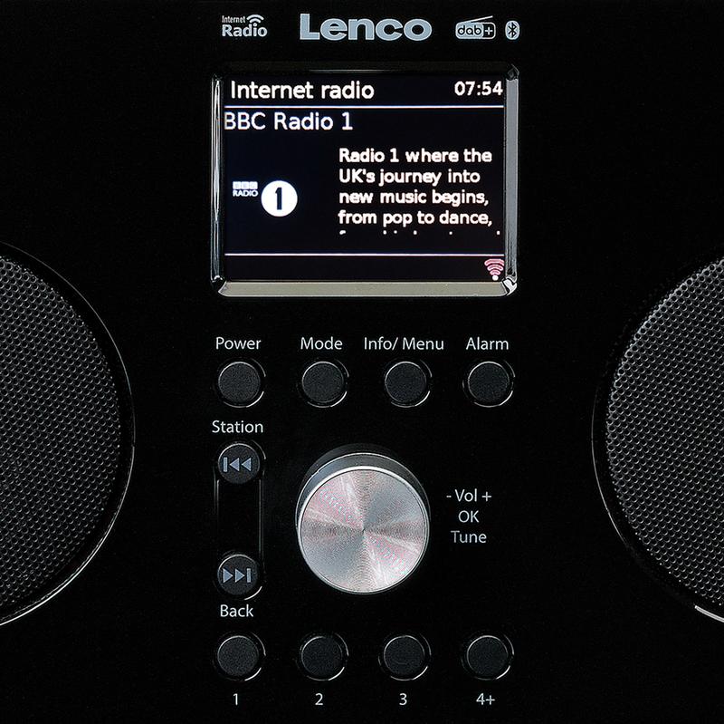 Lenco PIR-645 Internet Radio (Sort)
