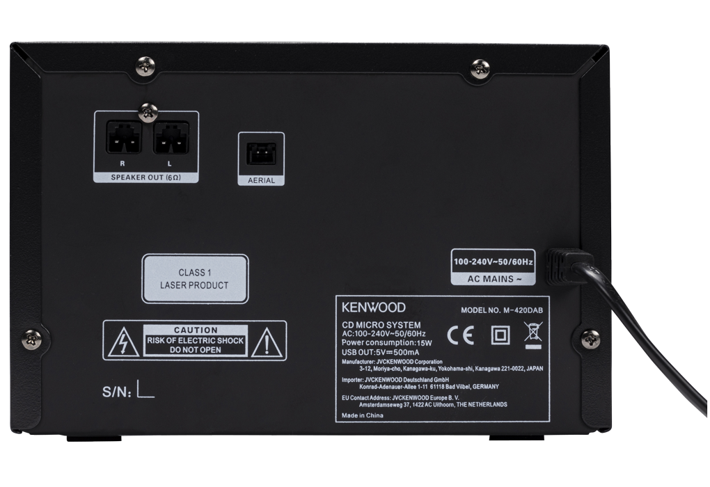 Kenwood M-420DAB Minianlæg m. Bluetooth og DAB+