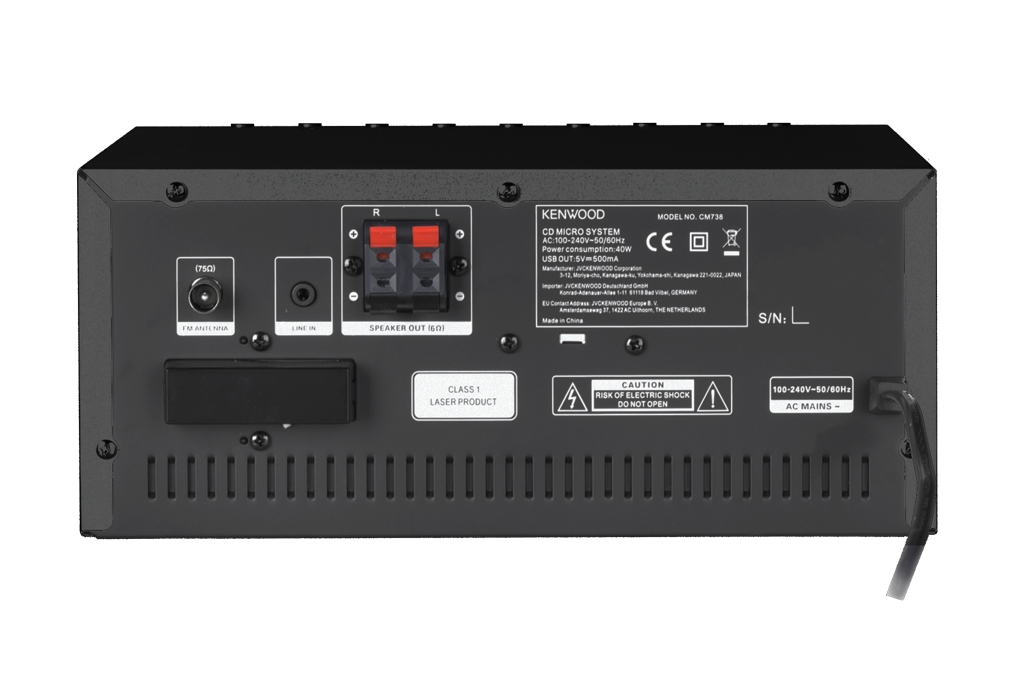 Kenwood M9000S Smart Minianlæg (Sort)