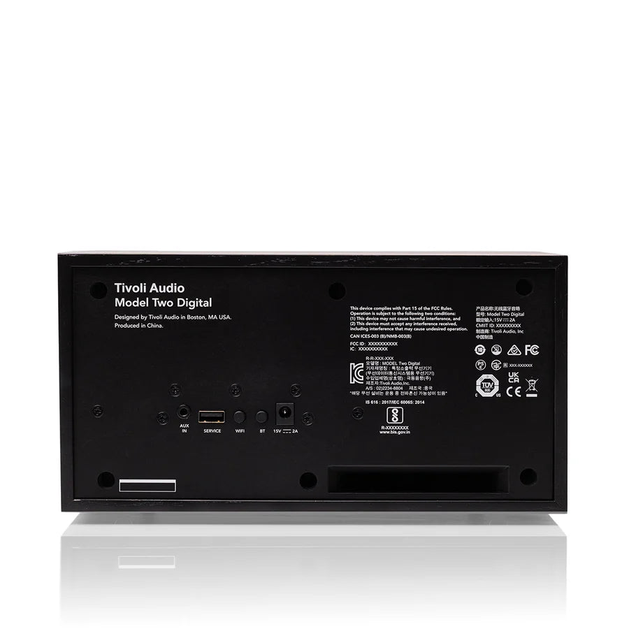 Tivoli Audio Model Two Digital Bluetooth Højttaler (Sort/Sort)