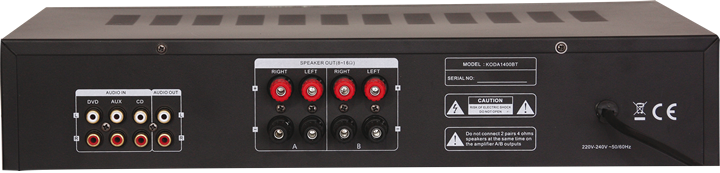 Madison HI-FI Stereo Forstærker (Sort, 2x100W)