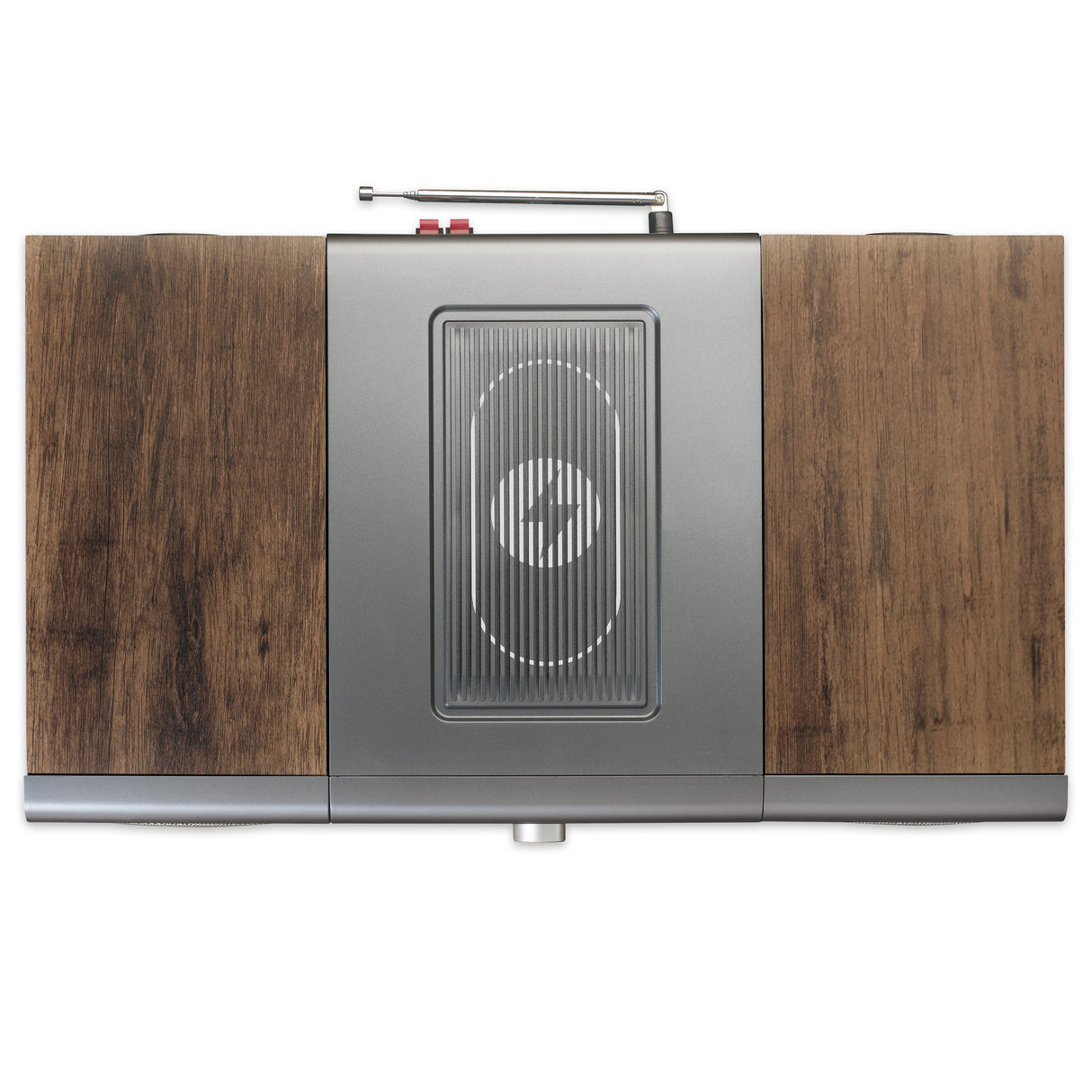 Lenco MC-175SI DAB+CD MP3 Player (Brun/Sølv)