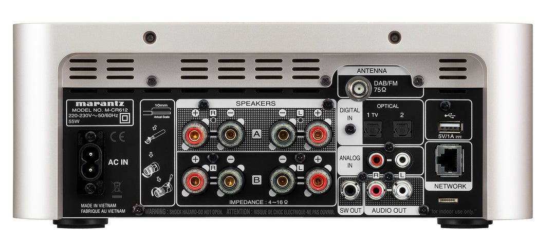 Marantz Melody X M-CR612 Minianlæg System (Sølv)