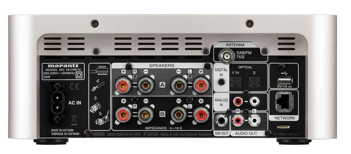 Marantz Melody X M-CR612 Minianlæg System (Sølv)