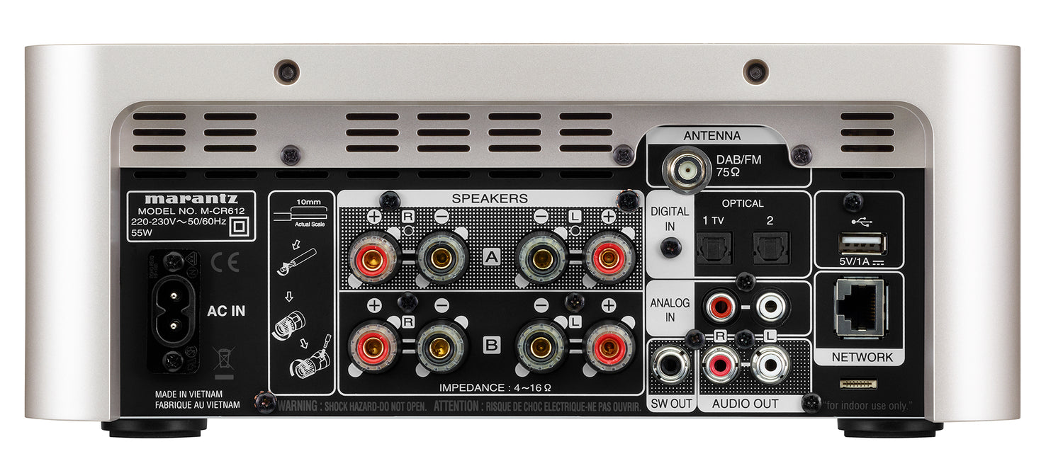 Marantz Melody X M-CR612 Minianlæg System (Sølv)