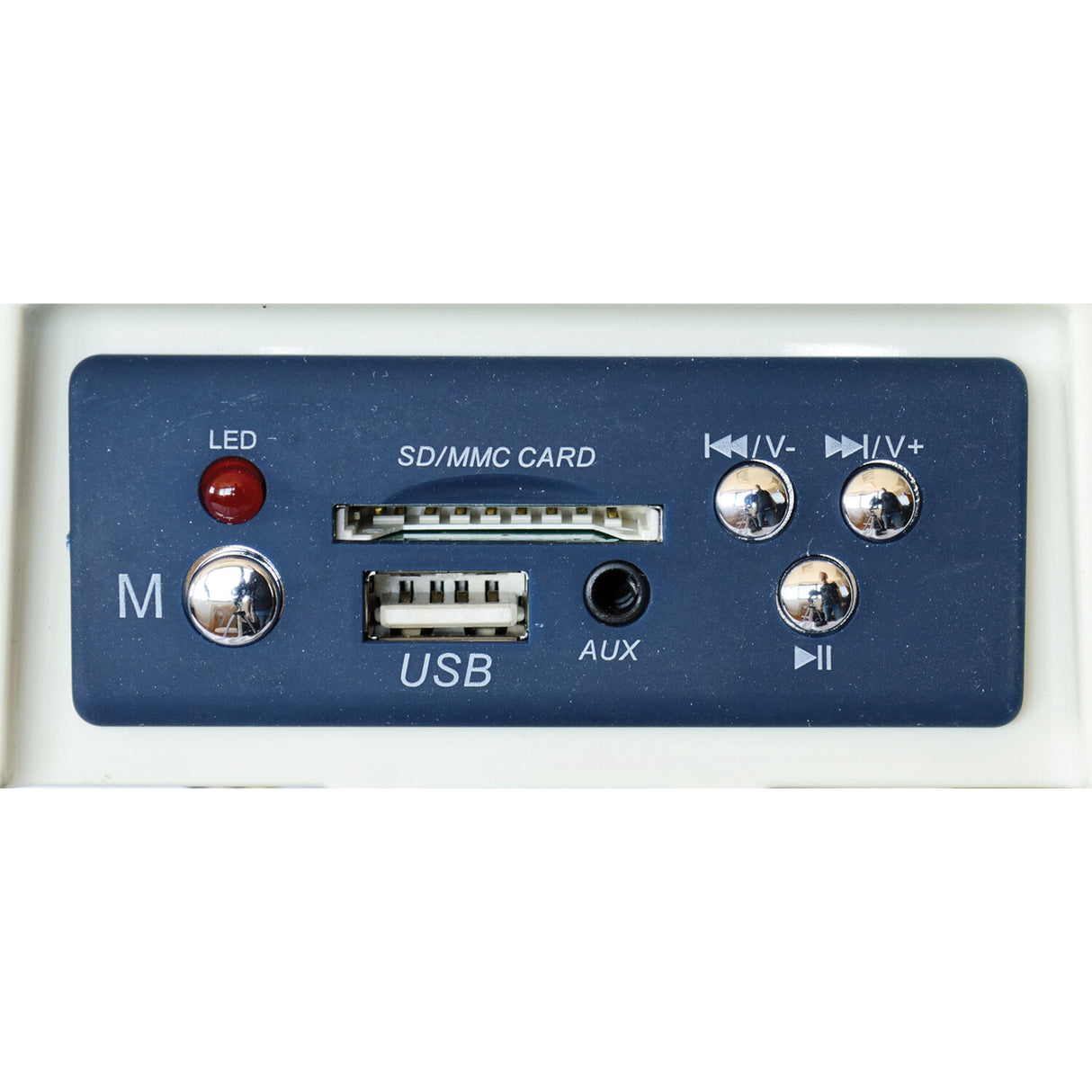 Megafon m aftagelig mikrofo,. USB og SD-kortlæser (45W)