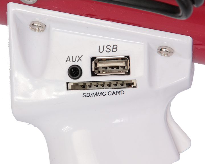 Megafon m. USB og SD-kortlæser (50W)