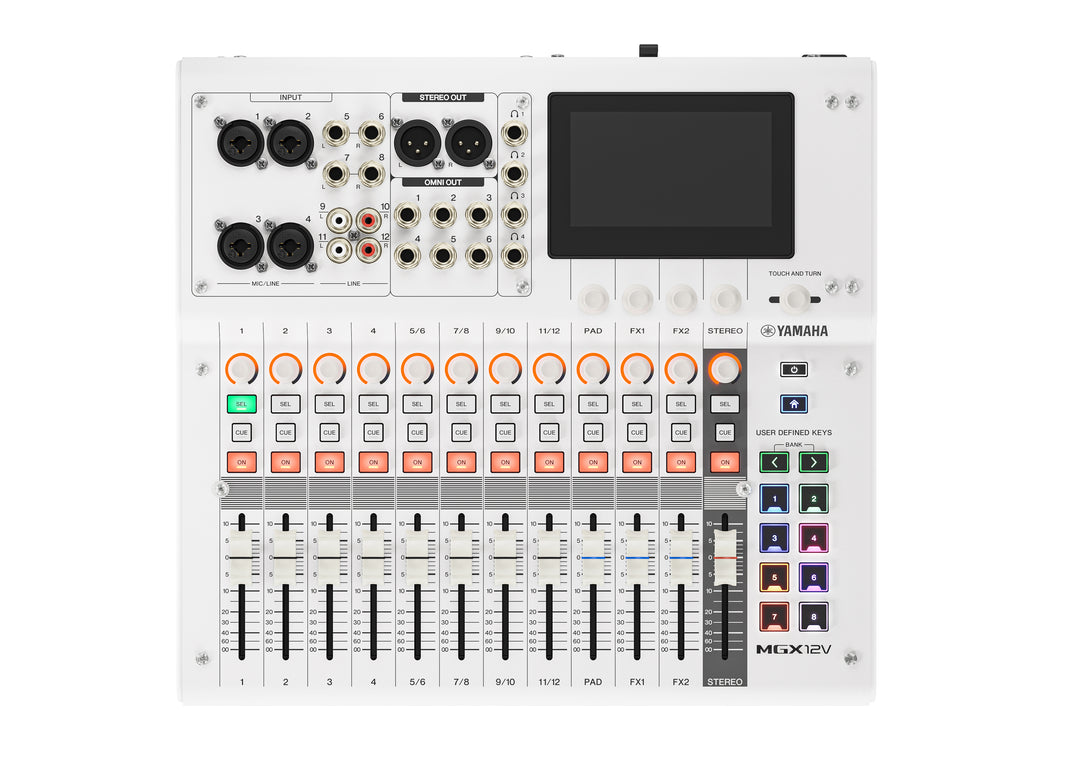 Yamaha MGX12V Digital Mixing Console (Hvid) - Video Version