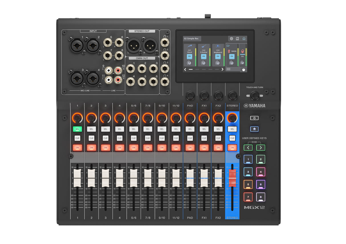 Yamaha MGX12 Digital Mixing Console (Sort)