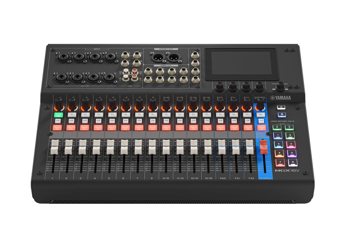 Yamaha MGX16V Digital Mixing Console (Sort) - Video Version