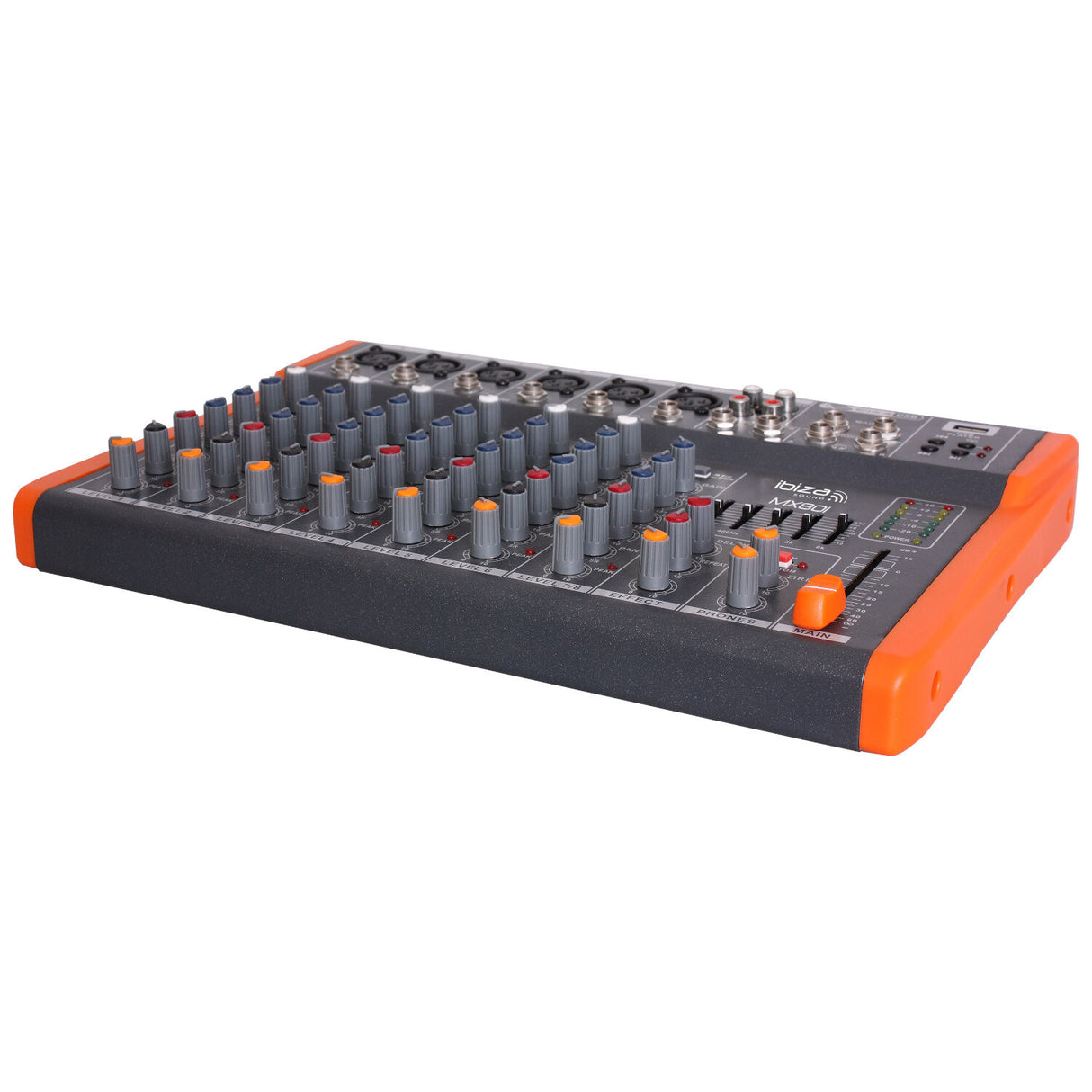 Ibiza MX801 - 8-kanals Mixer