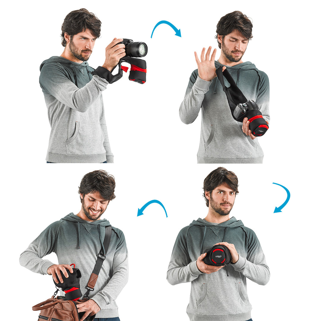 MyMiggo Padded Camera Grip Wrap for SLR