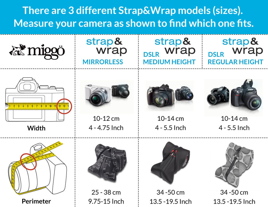 MyMiggo Padded Camera Strap and Wrap for SLR