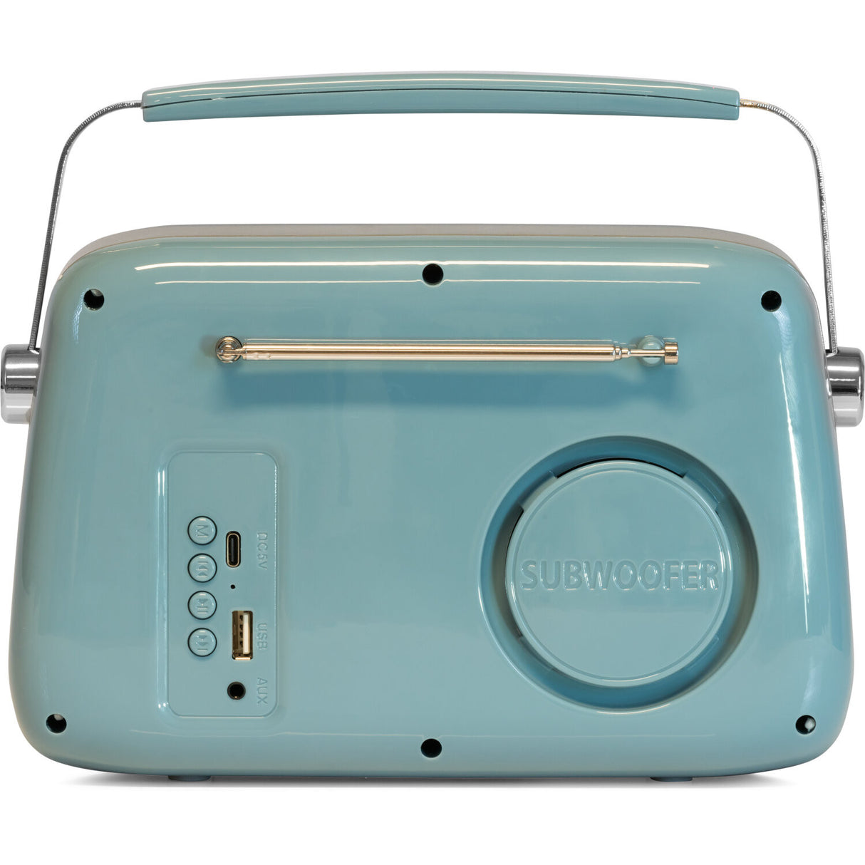 Madison Retro Radio m. Bluetooth og FM (Blå)