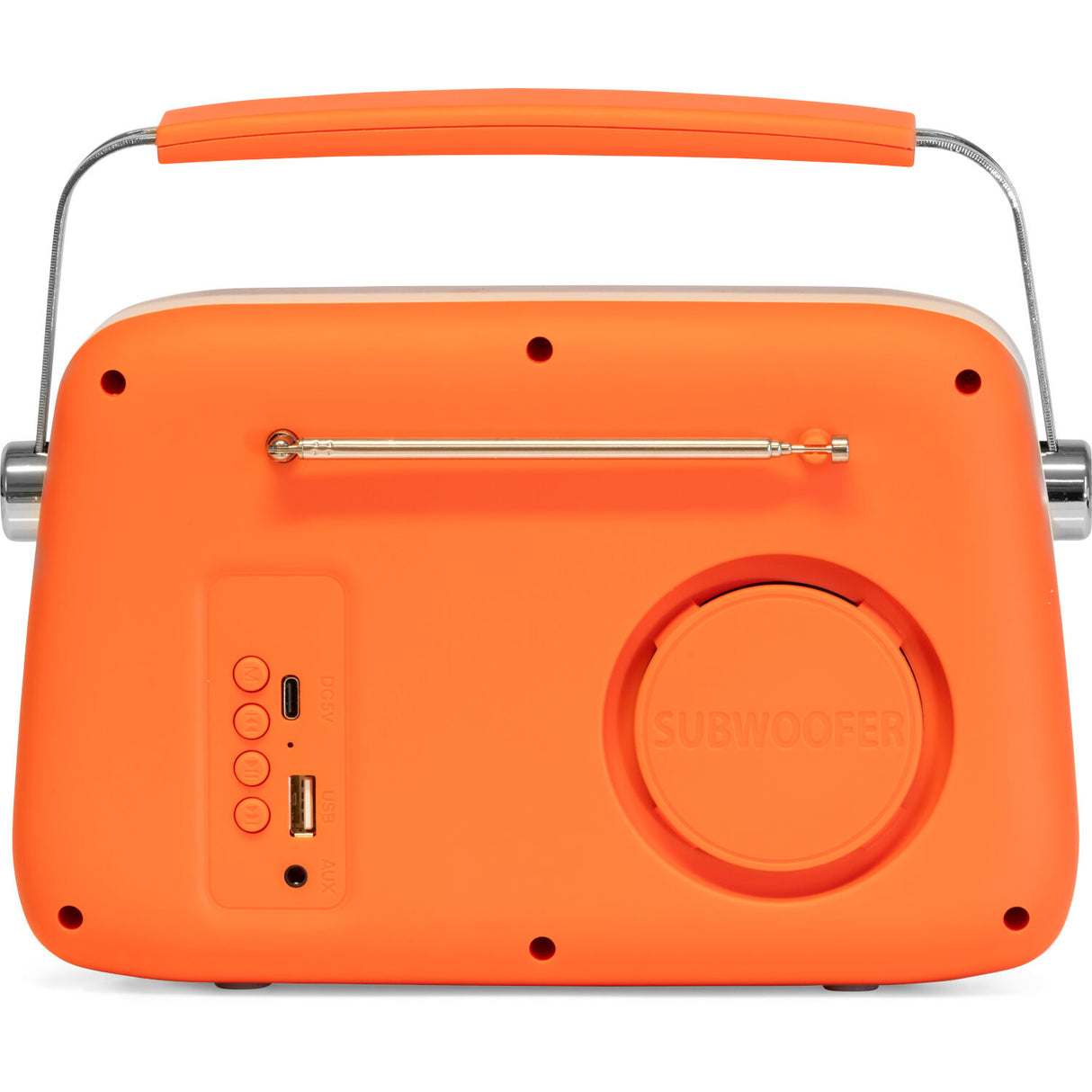 Madison Retro Radio m. Bluetooth og FM (Mat Orange)