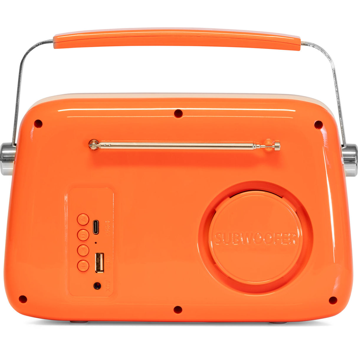 Madison Retro Radio m. Bluetooth og FM (Orange)
