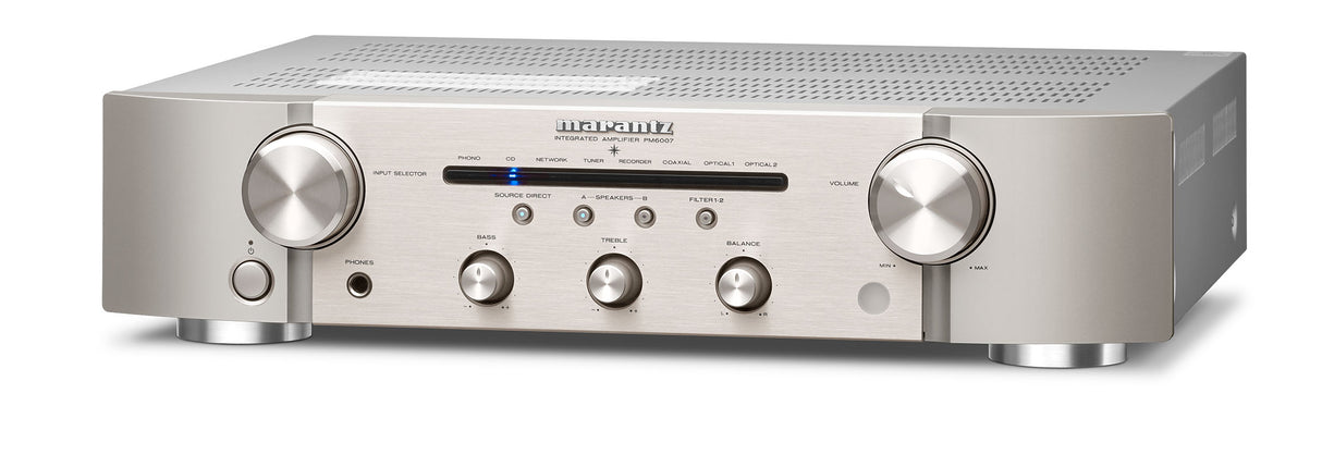 Marantz PM6007 HI-FI Forstærker (Sølv, 2x45W)