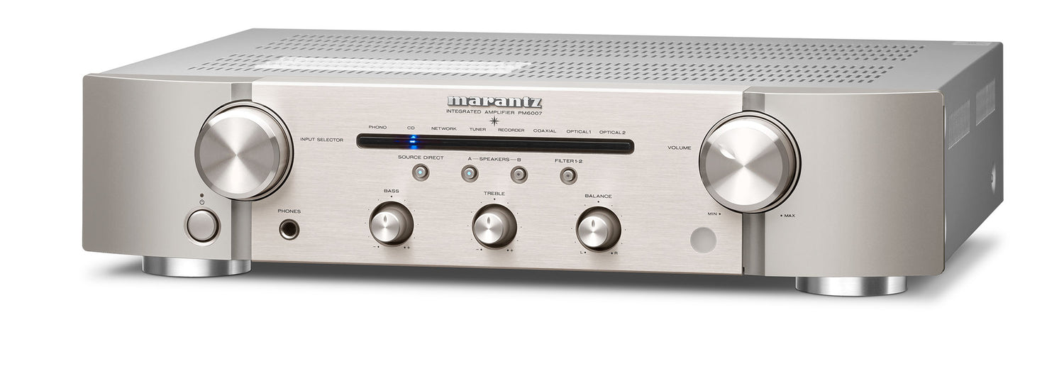 Marantz PM6007 HI-FI Forstærker (Sølv, 2x45W)