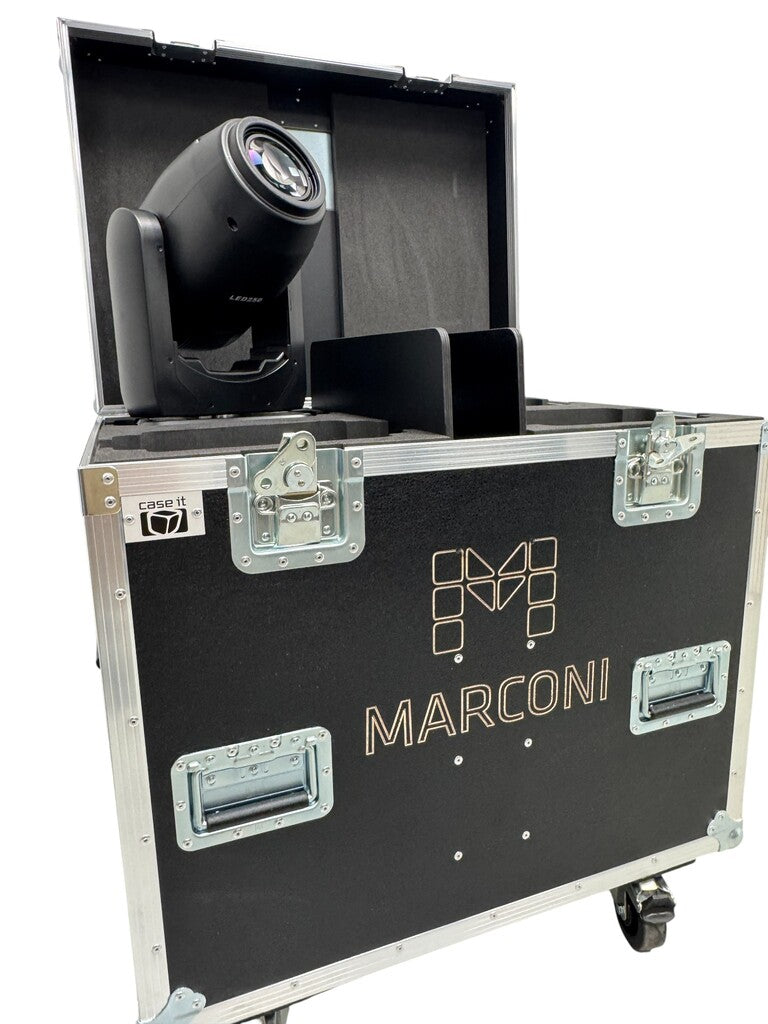 Marconi Flightcase til 4 X Vega Prime 250